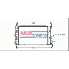 1800671 KUHLER SCHNEIDER Радиатор, охлаждение двигател