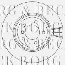 BBD4472 BORG & BECK Тормозной диск
