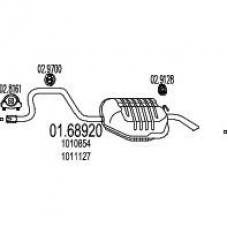 01.68920 MTS Глушитель выхлопных газов конечный
