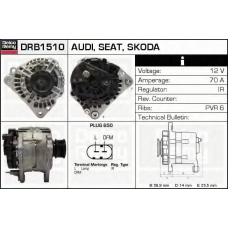DRB1510N DELCO REMY Генератор