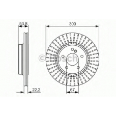 0 986 479 653 BOSCH Тормозной диск