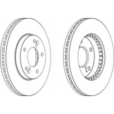 DDF1786-1 FERODO Тормозной диск