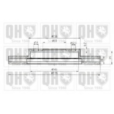 BDC5160 QUINTON HAZELL Тормозной диск