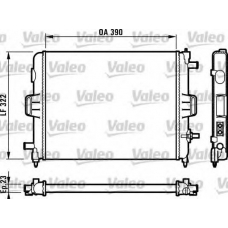 731495 VALEO Радиатор, охлаждение двигателя