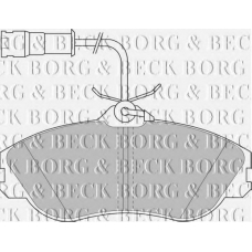 BBP1324 BORG & BECK Комплект тормозных колодок, дисковый тормоз