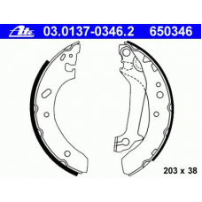 03.0137-0346.2 ATE Комплект тормозных колодок