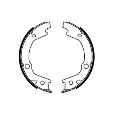 S749 SIMER Комплект тормозных колодок