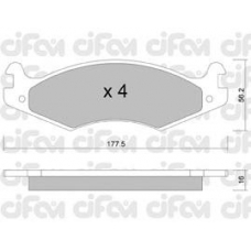 822-133-0 CIFAM Комплект тормозных колодок, дисковый тормоз