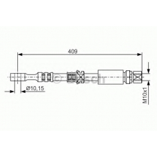 1 987 476 644 BOSCH Тормозной шланг