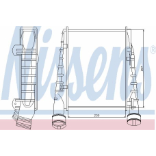 96680 NISSENS Интеркулер