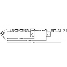 5162 REMKAFLEX Тормозной шланг