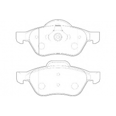 WBP23215A WAGNER LOCKHEED Комплект тормозных колодок, дисковый тормоз