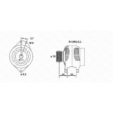 943355183010 MAGNETI MARELLI Генератор