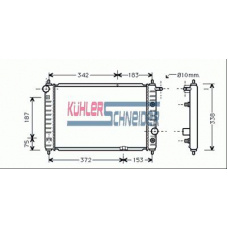 5201801 KUHLER SCHNEIDER Радиатор, охлаждение двигател
