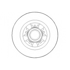 NBD1716 NATIONAL Тормозной диск