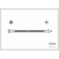 19033584 CORTECO Тормозной шланг