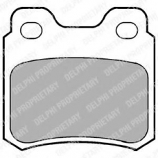 LP713 DELPHI Комплект тормозных колодок, дисковый тормоз