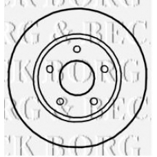 BBD4752 BORG & BECK Тормозной диск