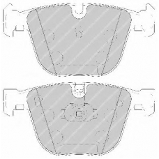 FDS1672 FERODO Комплект тормозных колодок, дисковый тормоз