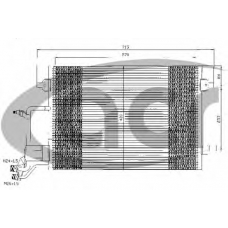 300351 ACR Конденсатор, кондиционер