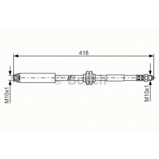 1 987 481 058 BOSCH Тормозной шланг