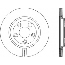 BDR2358.20 OPEN PARTS Тормозной диск