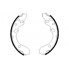 0 986 487 417 BOSCH Комплект тормозных колодок