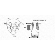 943355233010 MAGNETI MARELLI Генератор