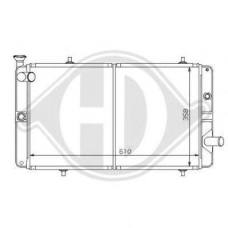 8126106 DIEDERICHS Радиатор, охлаждение двигателя