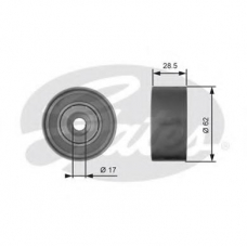 T42149 GATES Паразитный / ведущий ролик, зубчатый ремень