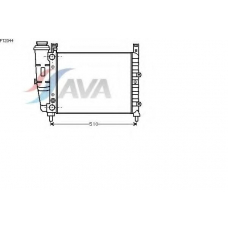 FT2044 AVA Радиатор, охлаждение двигателя