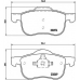 P 86 020 BREMBO Комплект тормозных колодок, дисковый тормоз