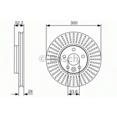 0 986 479 974 BOSCH Тормозной диск