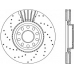 BDRS1942.25 OPEN PARTS Тормозной диск