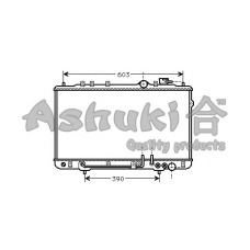 Y510-04 ASHUKI Радиатор, охлаждение двигателя