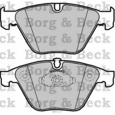 BBP2277 BORG & BECK Комплект тормозных колодок, дисковый тормоз