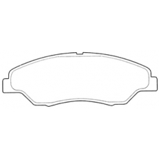 PL-0634 JNBK Колодки тормозные