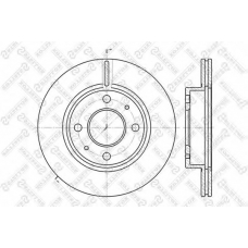 6020-2232V-SX STELLOX Тормозной диск