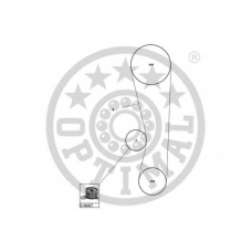 SK-1650 OPTIMAL Комплект ремня грм