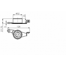 TKR 9985 TIMKEN Натяжной ролик, ремень грм