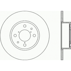 BDA1137.10 OPEN PARTS Тормозной диск