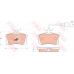 GDB1415 TRW Комплект тормозных колодок, дисковый тормоз