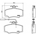 P 23 048 BREMBO Комплект тормозных колодок, дисковый тормоз