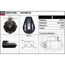 DRS1590 DELCO REMY Стартер