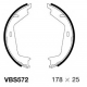 VBS572 MOTAQUIP Комплект тормозных колодок, стояночная тормозная с