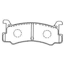 PN-6353 JNBK Колодки тормозные