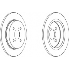 DDF1781-1 FERODO Тормозной диск