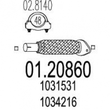 01.20860 MTS Труба выхлопного газа
