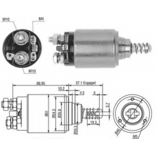 940113050402 MAGNETI MARELLI Тяговое реле, стартер