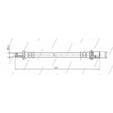 T370A51 NPS Тормозной шланг